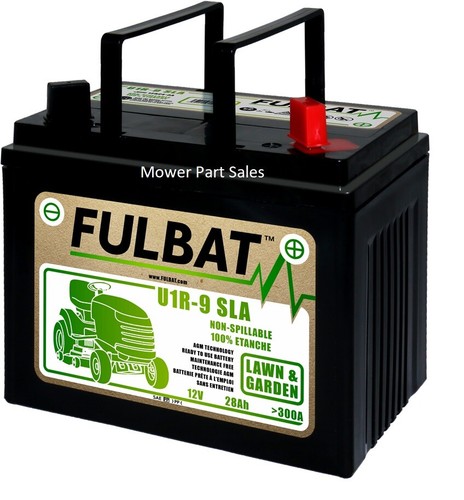 12v mower battery positive - 12v,