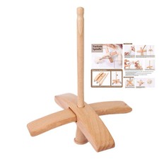 Turkish Drop Spindle Beech Wood Wool Spinning Wheel for Yarn Making