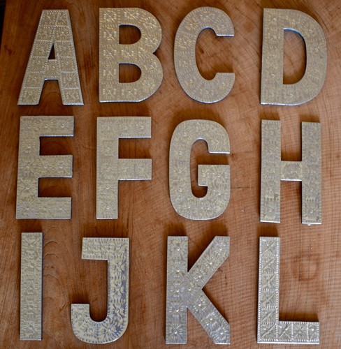 20cm aluminium letters - 20cm,