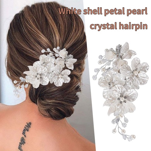 Flower bride wedding hair - bride,