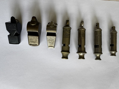 Job lot vintage whistles - job, of
