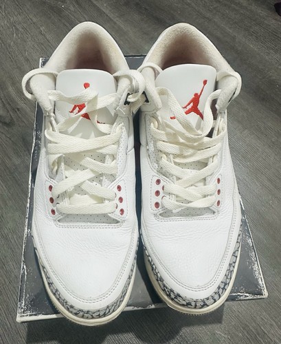 Nike air jordan white - 3, cement