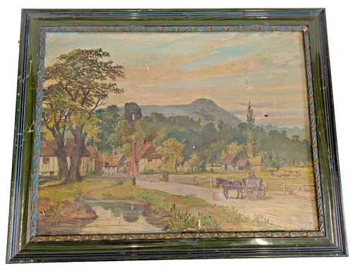 Signed cooper victorian oil - c.cooper,