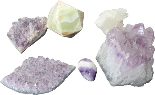 Piece mixed crystal - 6,
