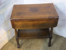 1930's OAK VENEERED DRINKS