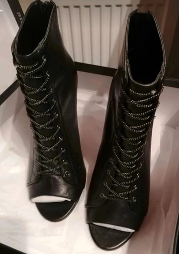 Black leather french - leather,