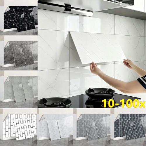 Marble wall sticker tiles self - sticker,