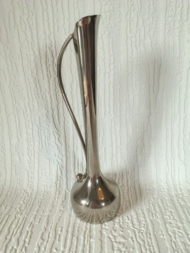 Vintage silver plated bud - silver,