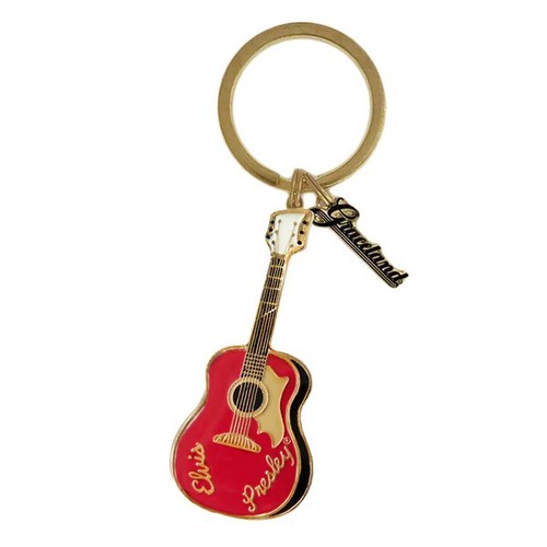 Elvis presley red guitar key - elvis,