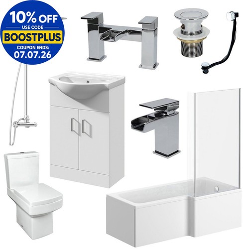 Complete bathroom suite - complete, l