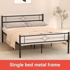 Metal Bed Frame Single Double