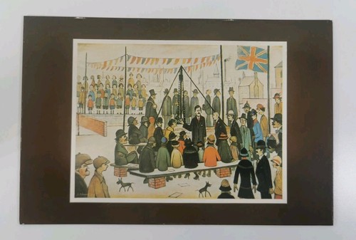 Vintage lowry art print - l.s,