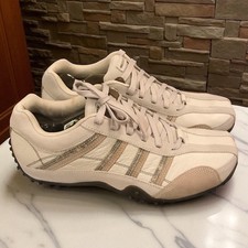 VTG NIB Skechers Shoes Mens Size 11 Urbantrack Tao Sneaker Natural Brown Leather