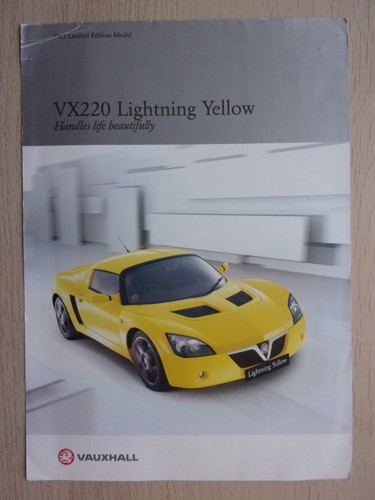 Vauxhall vx220 lightning - vauxhall,