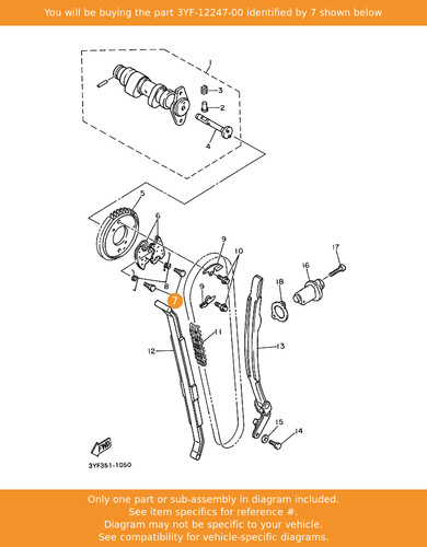 Yamaha shaft tensioner - yamaha, shaft,