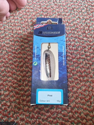 Solvkroken pirat spoon lure - pirat,