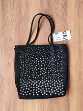 Zara Studded Shopper Bag Black