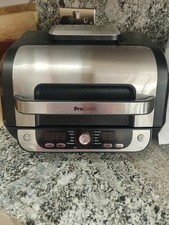 ProCook Air Fryer Health Grill Adjustable Controls Black/Steel 9445