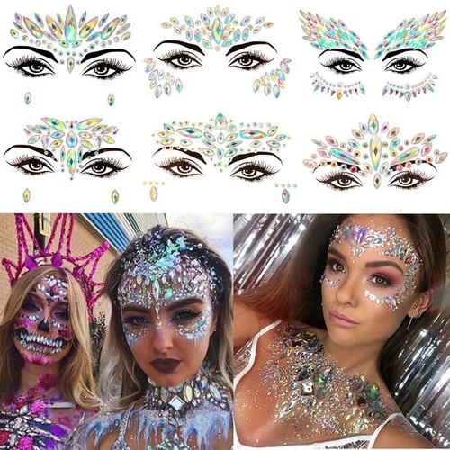 Face gems adhesive glitter - gems,