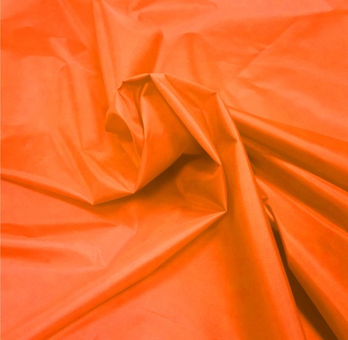 Orange nylon look fabric - look, 5oz
