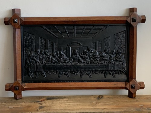 Leonardo vinci oak framed - leonardo,
