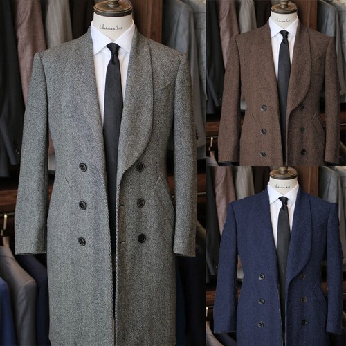 Vintage men long - men's, overcoat