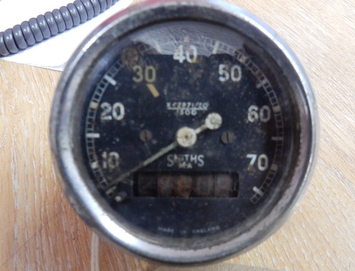 Vintage smiths 70mph speedo - smiths,