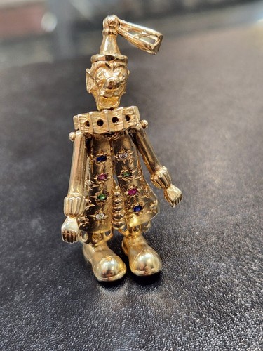 Clown 9ct gold - 9ct, pendant