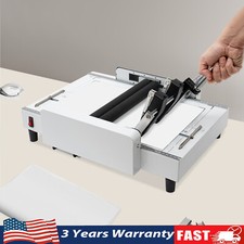 A3 Booklet Folding Binding Machine Paper Stapling Making Book Stapler Office 60W