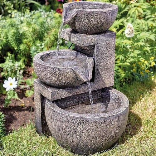 Solar water fountain - water, feature