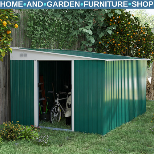 Large metal garden shed - large, 11