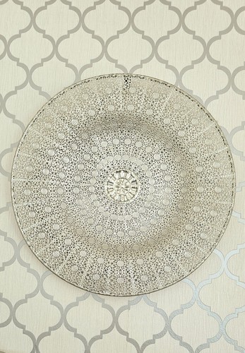 Moroccan large round metal - large,