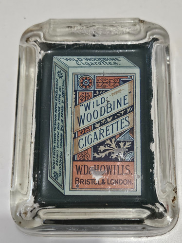 Vintage glass ashtray for wild - vintage,