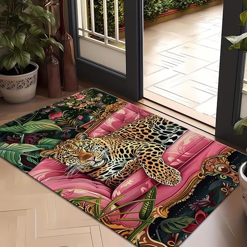 Leopard the sofa carpet - the,