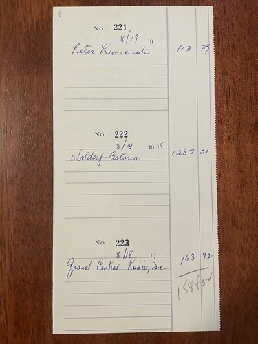 Marilyn monroe check ledger - marilyn,