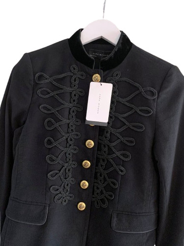 A370 zara blazer black - a370,