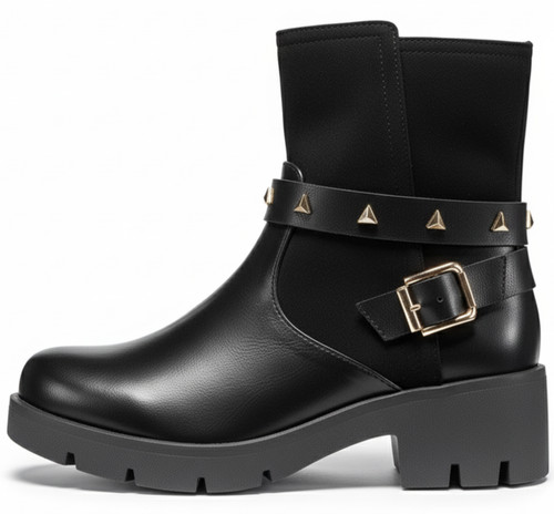 Ladies biker boots punk - ladies,
