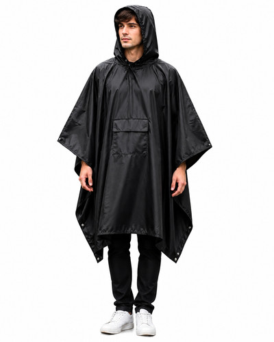 Waterproof folding rain poncho - waterproof,
