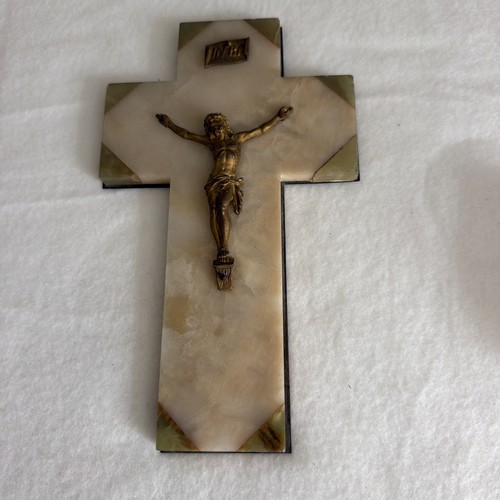 Antique french marble brass - french, &