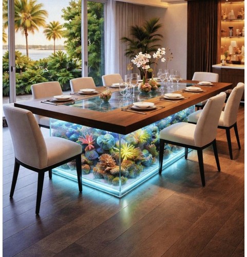 Aquarium table - aquarium,