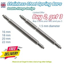 2x Premium Watch Strap Spring