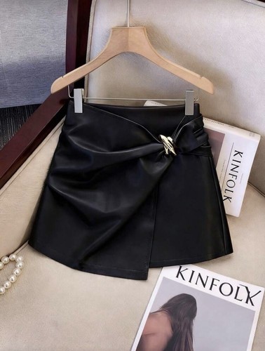 Womens leather asymmetric - pu,