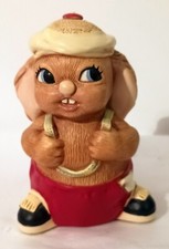 Pendelfin Rabbit Rambler Made in England Hand Painted Stonecraft Hiker Backpack