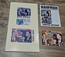 Steve Kaufman (signed) "Rat Pack/Frank Sinatra" Gallery Opening Advertising Lot 