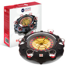 Casino Party Glasses Game Spin & Shot Roulette Wheel Drinking Set for Adults 18+