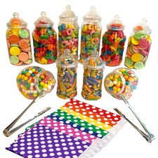 Plastic Sweet Jar Party Pack