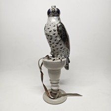 Vintage Scottish Helmsdale Pottery Style Porcelain Model of Hooded Falcon Figure