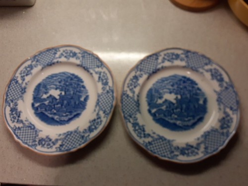 Pair vintage art deco royal - pair,