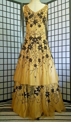 Sousourada mustard gold black - gold, /black