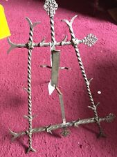 ANTIQUE VICTORIAN TABLE EASEL PICTURE ADJUSTABLE STAND METAL